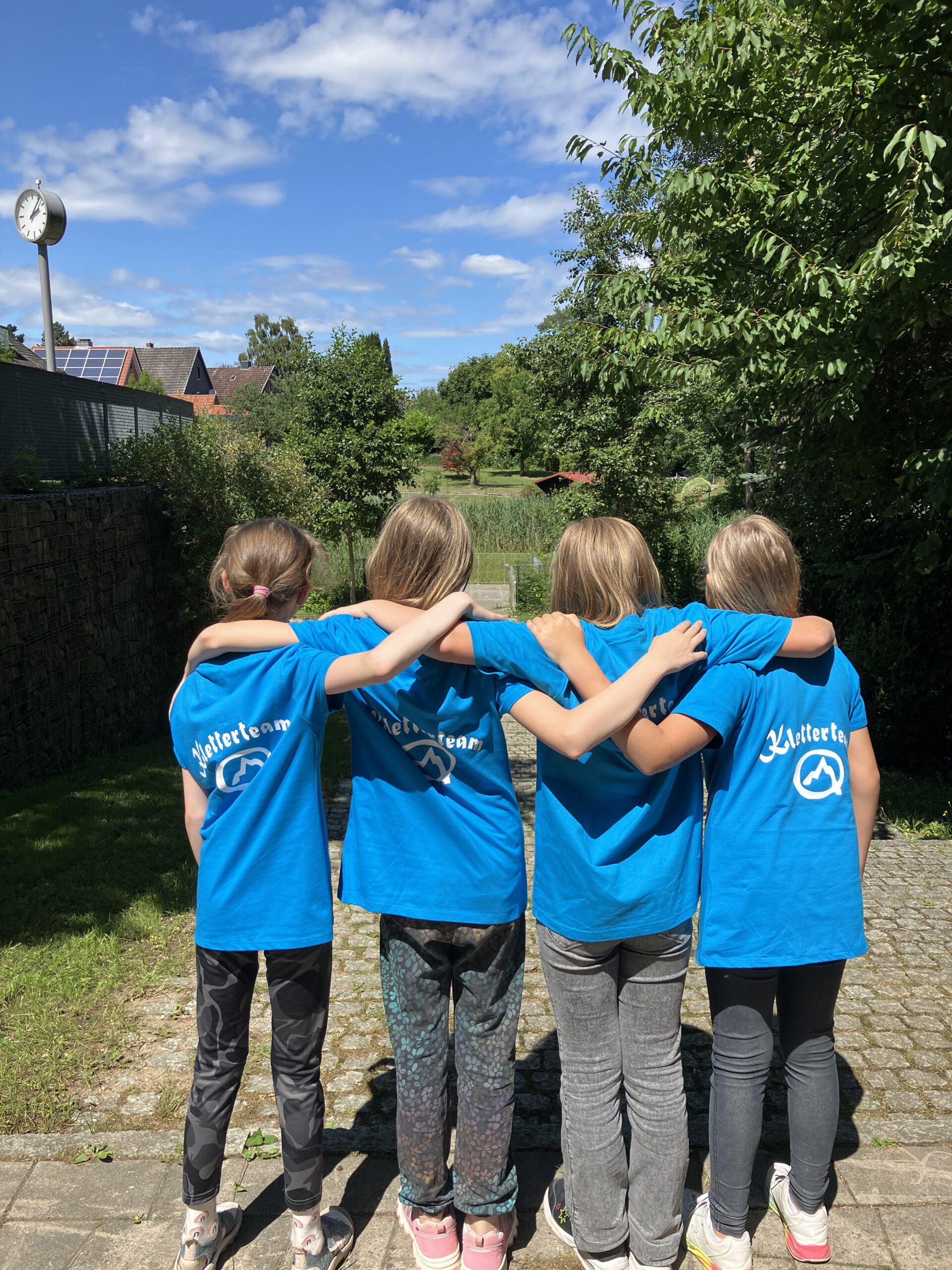 Sponsoring der T-Shirts für die Kletter AG